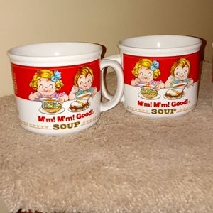 1989 Campbell Soup collector mugs - set of 4